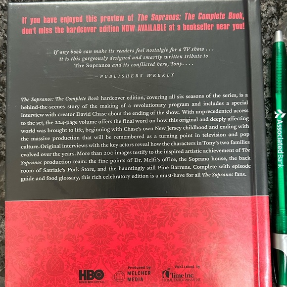 The Sopranos The Complete Book hardcover book - Picture 5 of 5